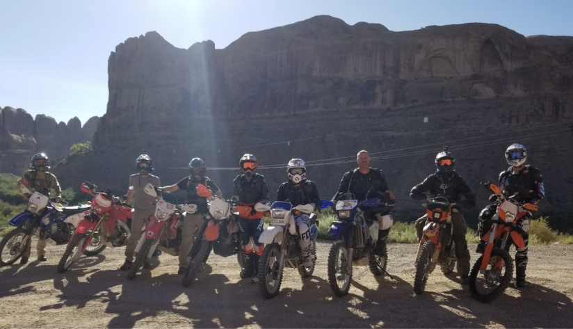 Motorcyclists in Moab